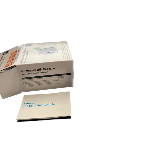 Unbranded Wireless-N WiFi Repeater New In Box Never Used - Picture 6 of 11